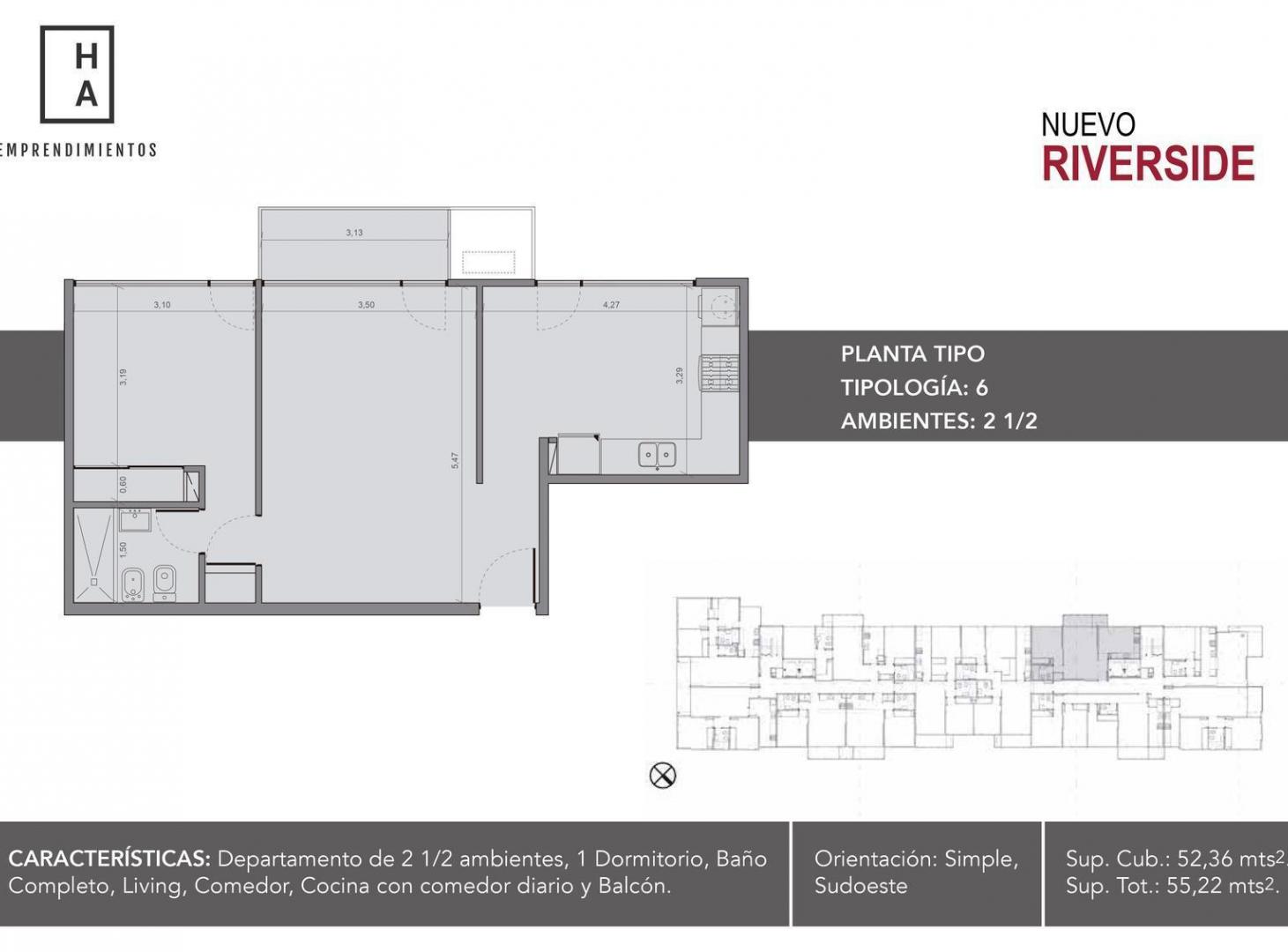 Venta departamento de 2 ambientes a estrenar con cochera y baulera-complejo Riverside Towers, Tigre
