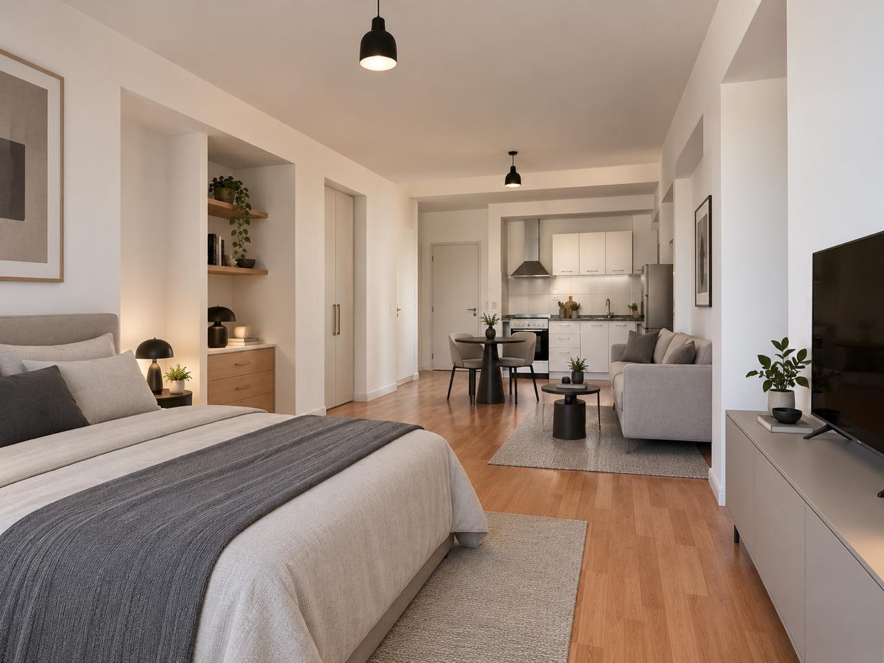 Foto de Venta Amplio y luminoso monoambiente con balcon en Boedo, imagen 2