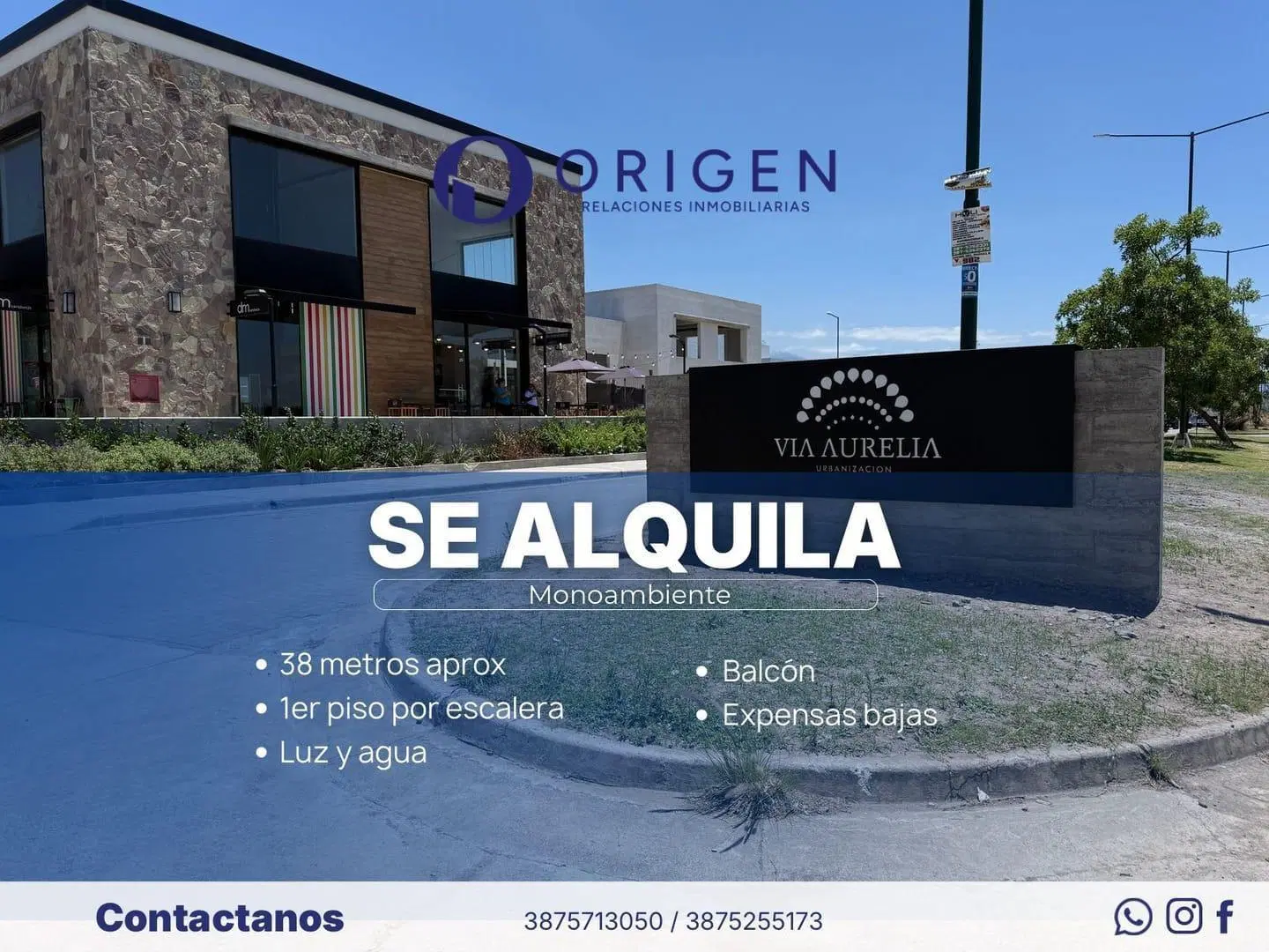 Monoambiente en alquiler, Vía Aurelia 4