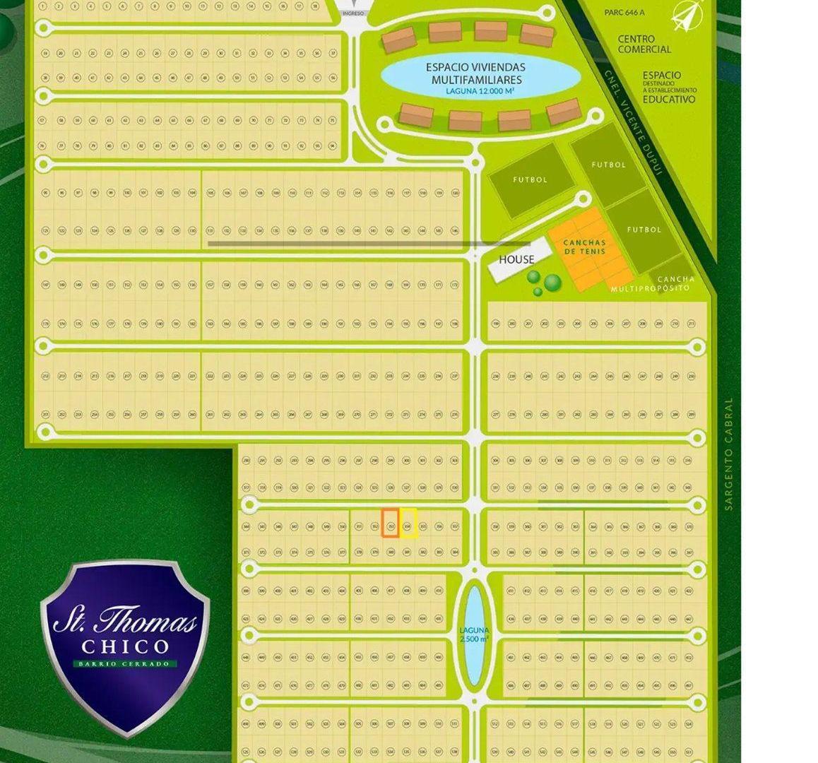 LOTE 700 M2 EN VENTA SAINT THOMAS CHICO- FINANCIA