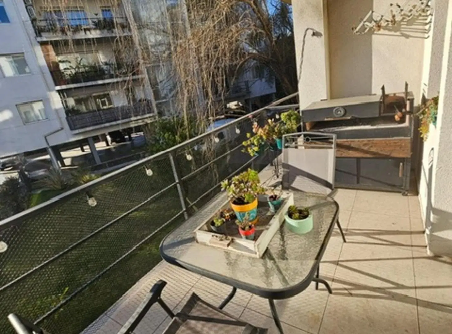 Departamento  2 ambientes en alquiler con cochera 8