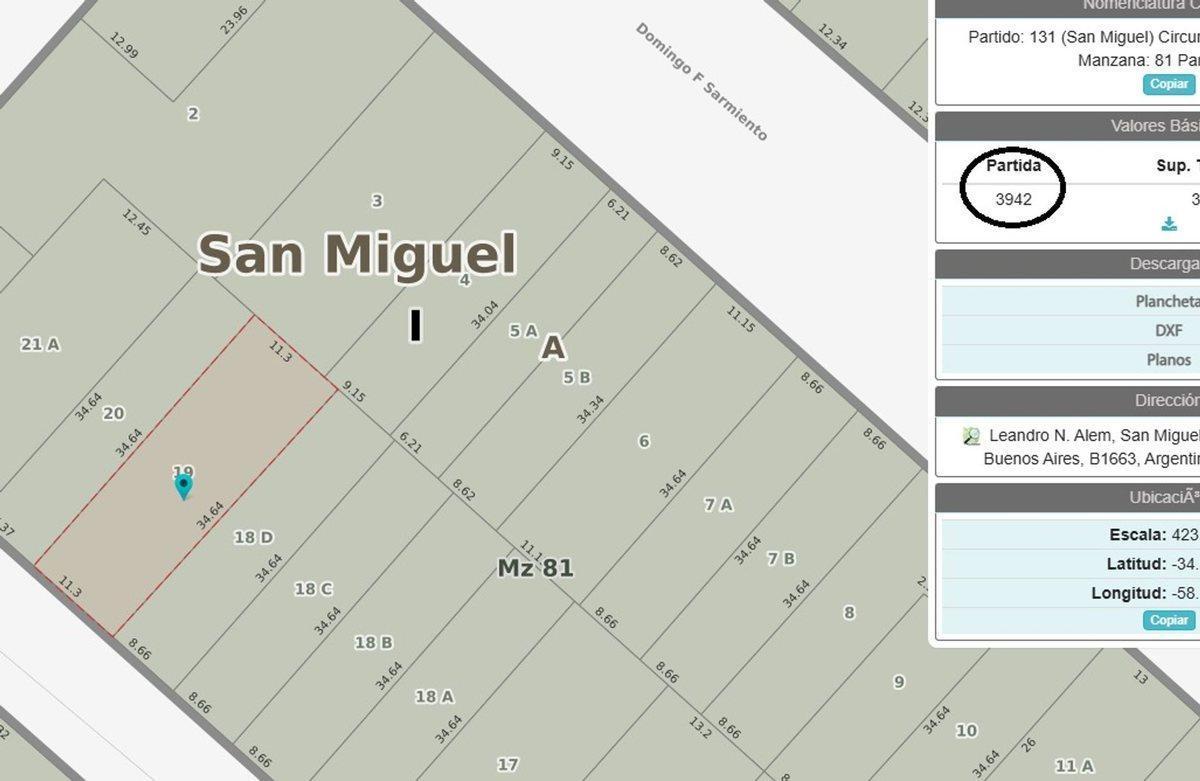 Foto de Venta Lote Terreno San Miguel PCIA Bs. As. FOT3, imagen 5
