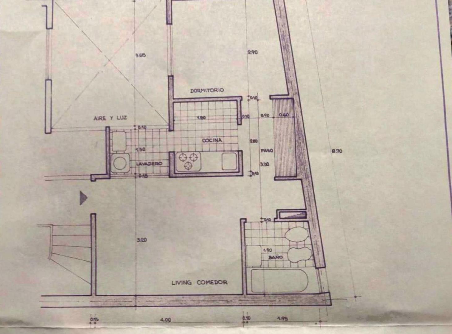 Foto de VENTA DEPTO. 2 AMB A REFACCIONAR. BARRIO NORTE, imagen 2