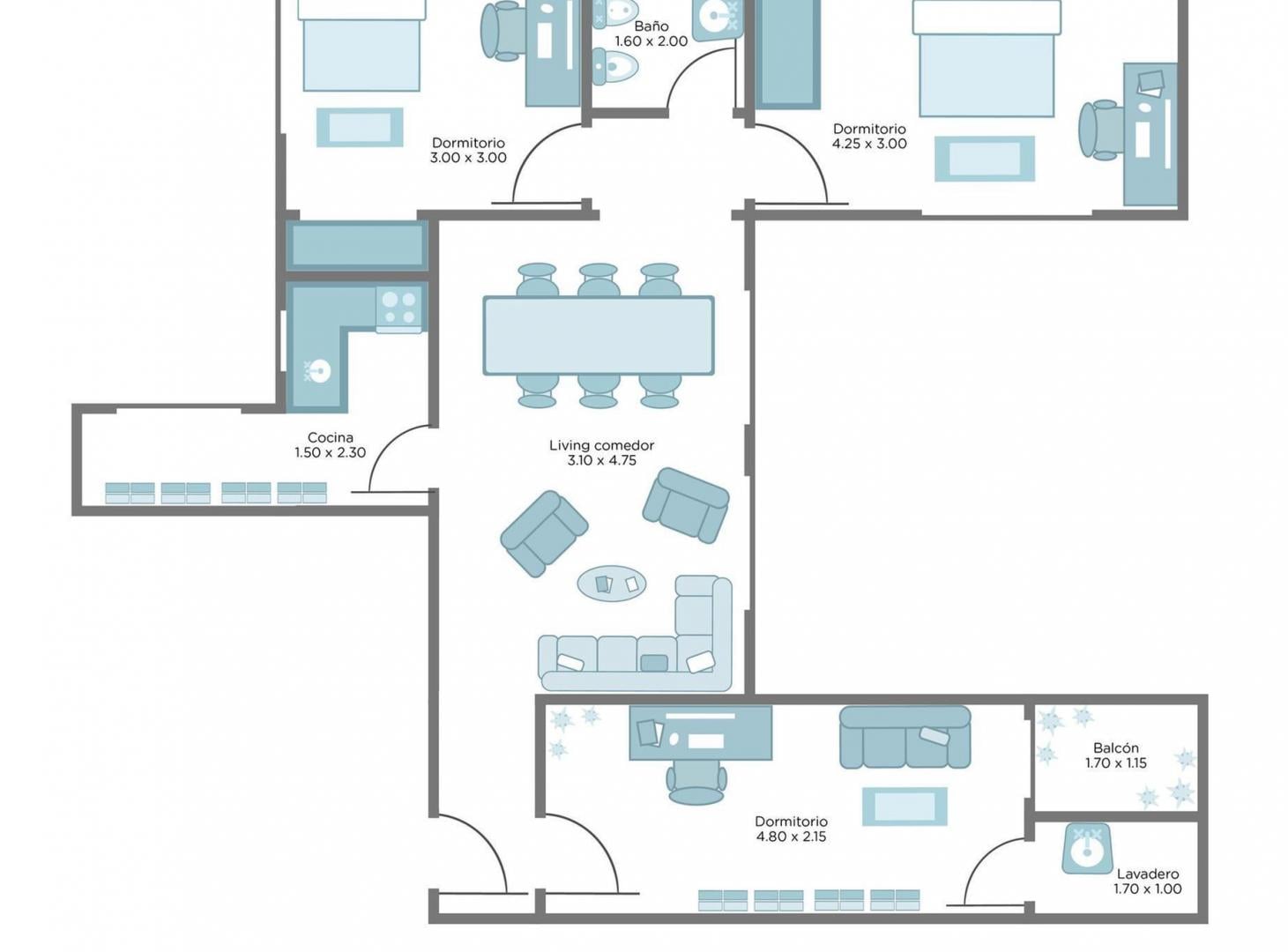 Foto de Venta departamento 3 amb, dependencia, balc Flores, imagen 4