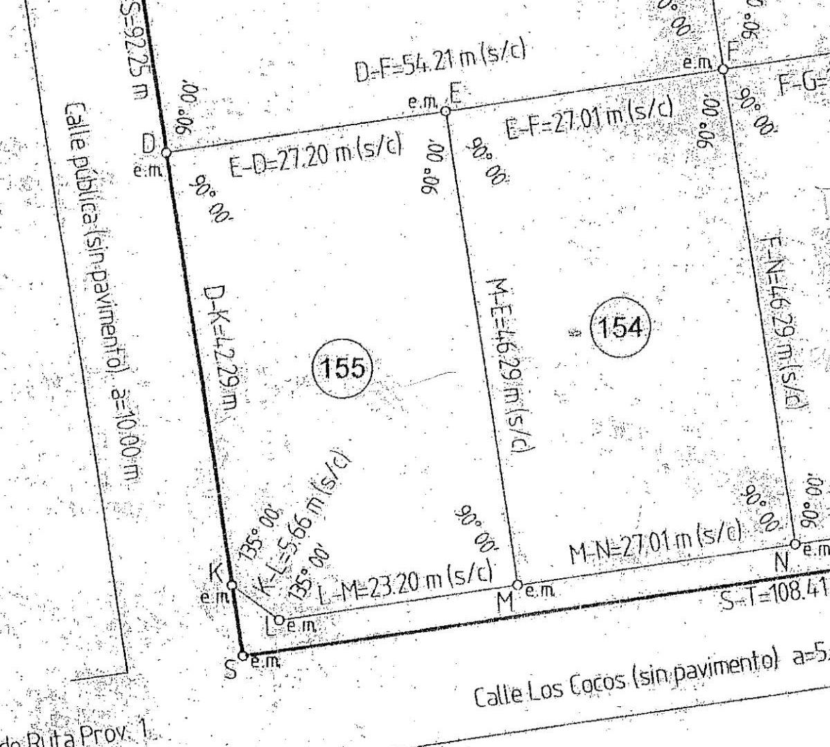 Foto de Terrenos de 1250 m² en venta en Carpintería. FINANCIACIÓN disponible, imagen 1
