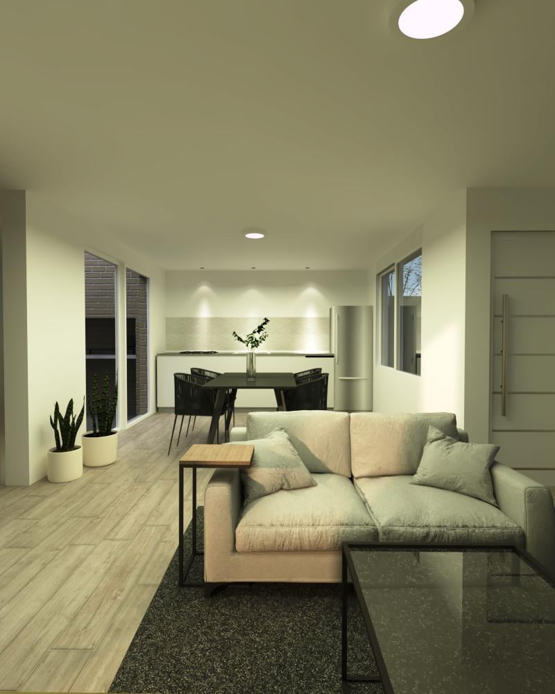 Foto de CASA 3 AMB A ESTRENAR, ESTILO MODERNO, A 6 CUADRAS DE LA COSTA, APTO, imagen 5