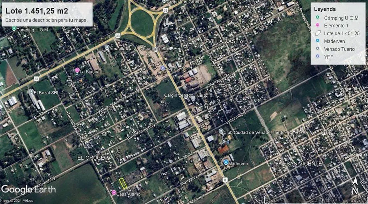 Venta Amplio terreno de 1451 m2 en Huhn al 2300 5