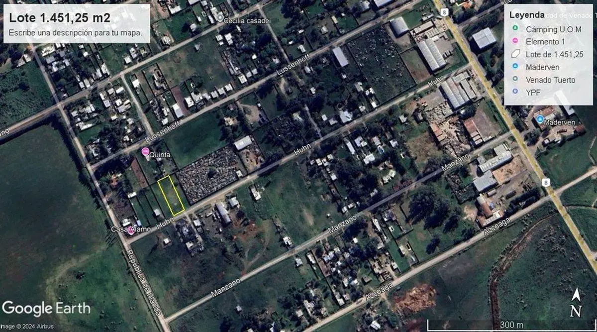 Venta Amplio terreno de 1451 m2 en Huhn al 2300 4