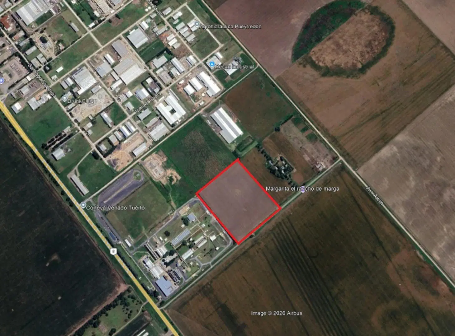 VENTA 6 HAS ZONA PARQUE INDUSTRIAL 3