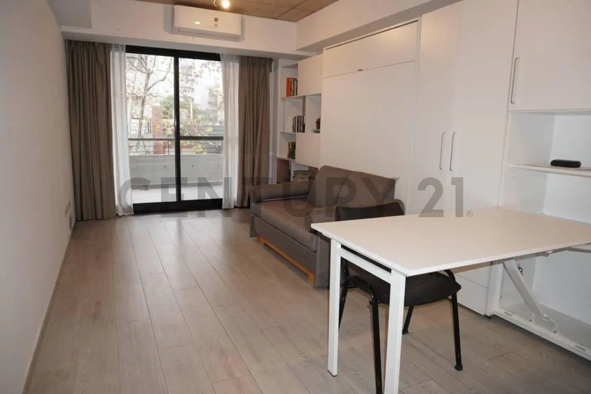 ALQUILER MONOAMBIENTE AMOBLADO | BALCÓN AL FRENTE | PLAZA IRLANDA 3