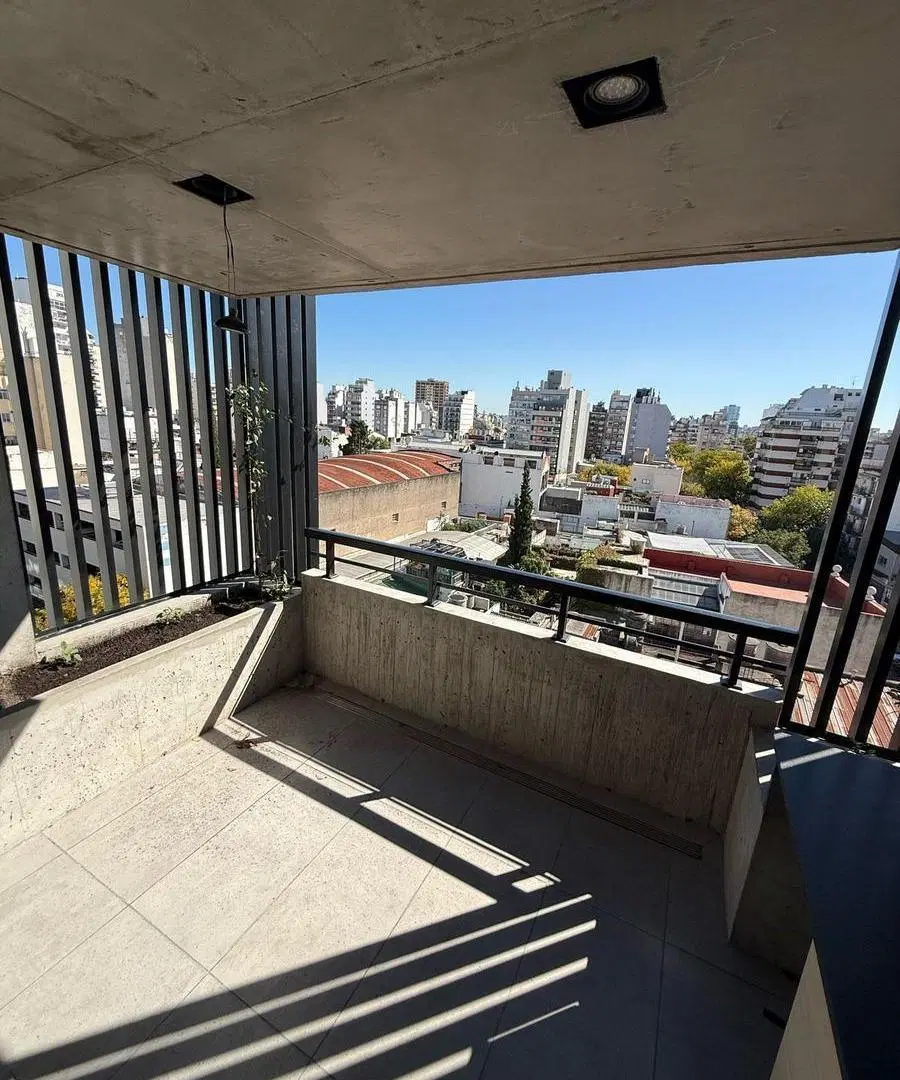 Departamento dos ambientes super amplio a estrenar super luminos con baño y toilette 1