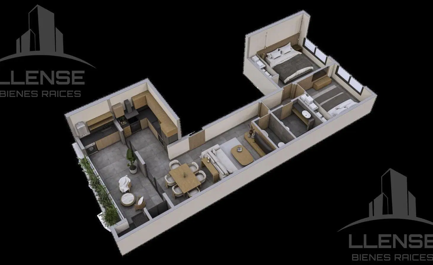 Departamento 3 ambientes con cochera en venta - Quilmes Centro 5