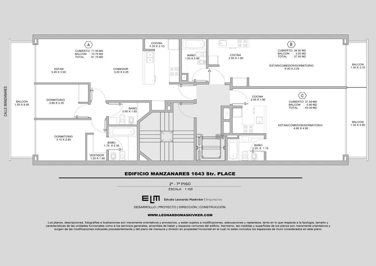 Departamento en Venta 3 Ambientes, Nuñez