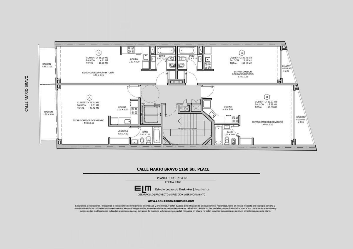 Departamento en Venta Monoambiente, Palermo. a Estrenar