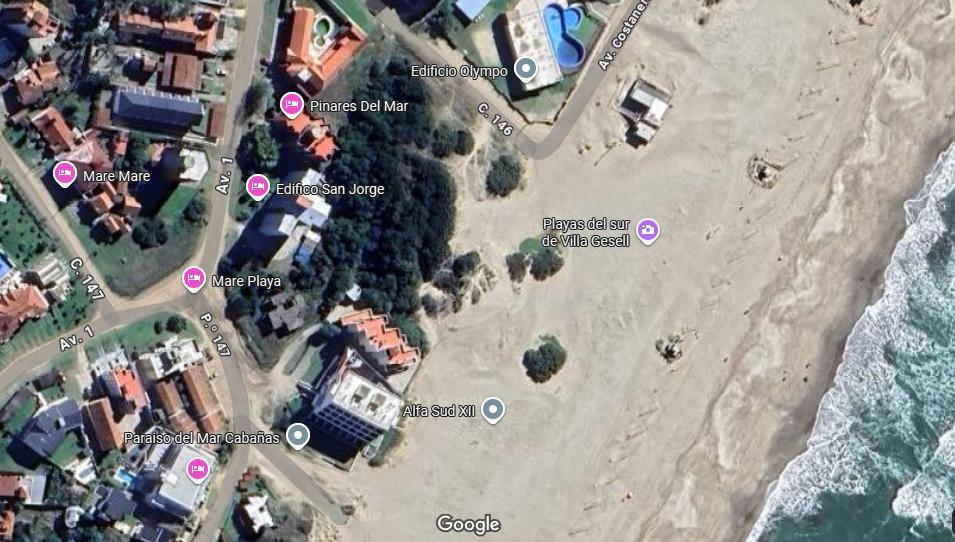 CANJE POR M2 - Terreno en Venta para desarrollo multifamiliar frente al mar en Villa Gesell Sur