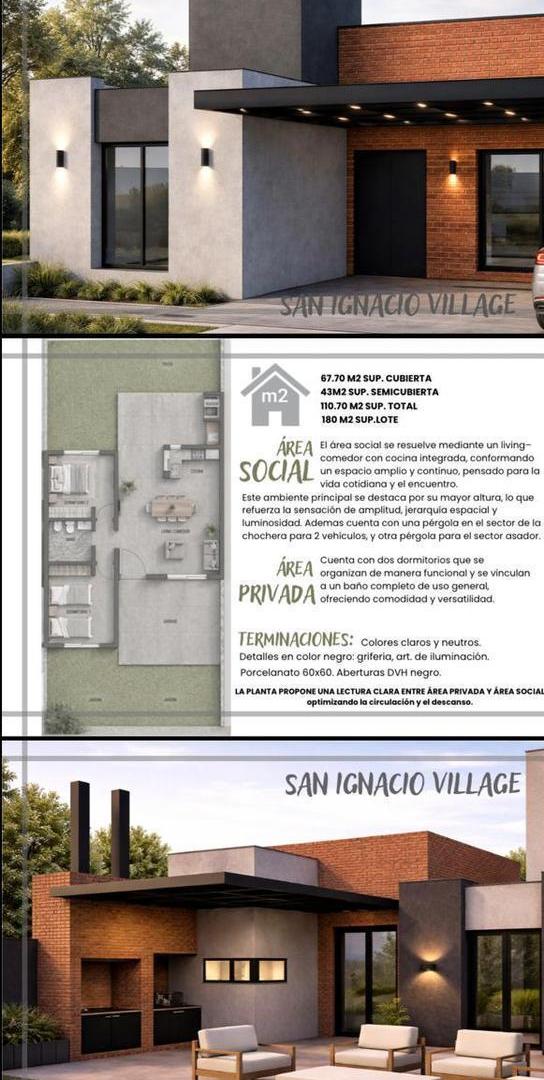 Duplex en preventa 2 dormitorios san ignacio