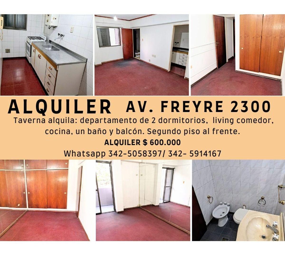 Foto de Av. Freyre 2300 - Departamento de 2 dormitorios en Alquiler - Taverna, imagen 1