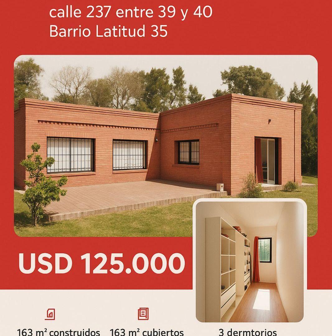 Casa quinta con pileta barrio cerrado olmos la plata