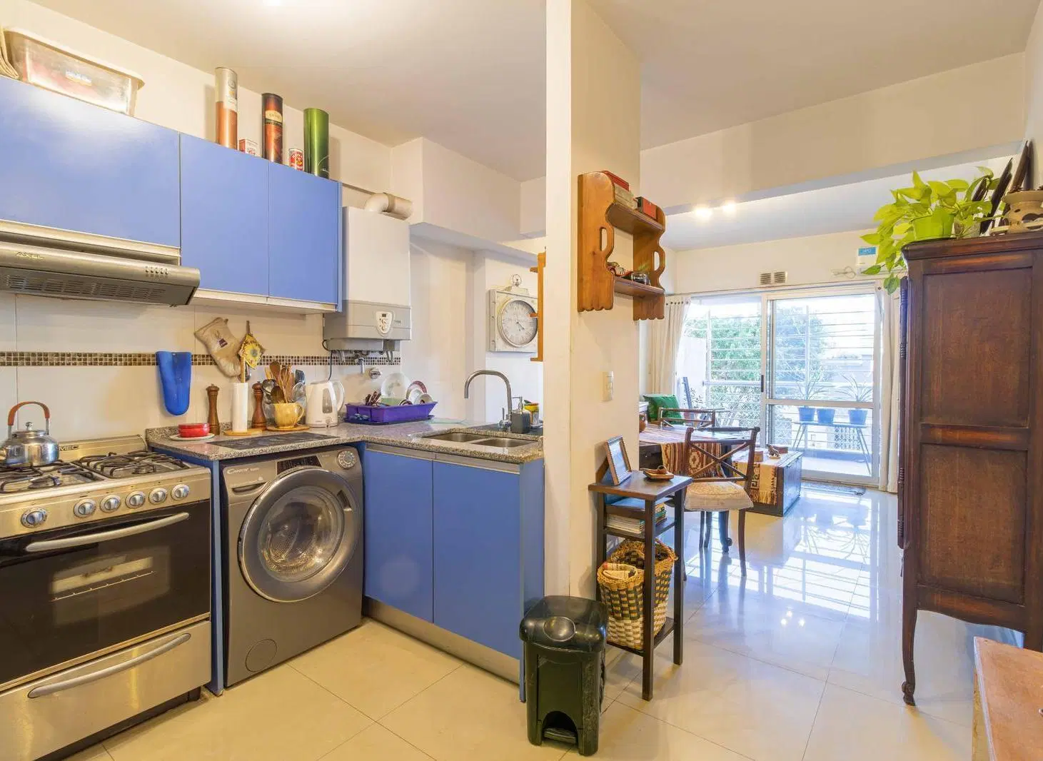 2 Ambientes con Cochera y Amenities Flores 3