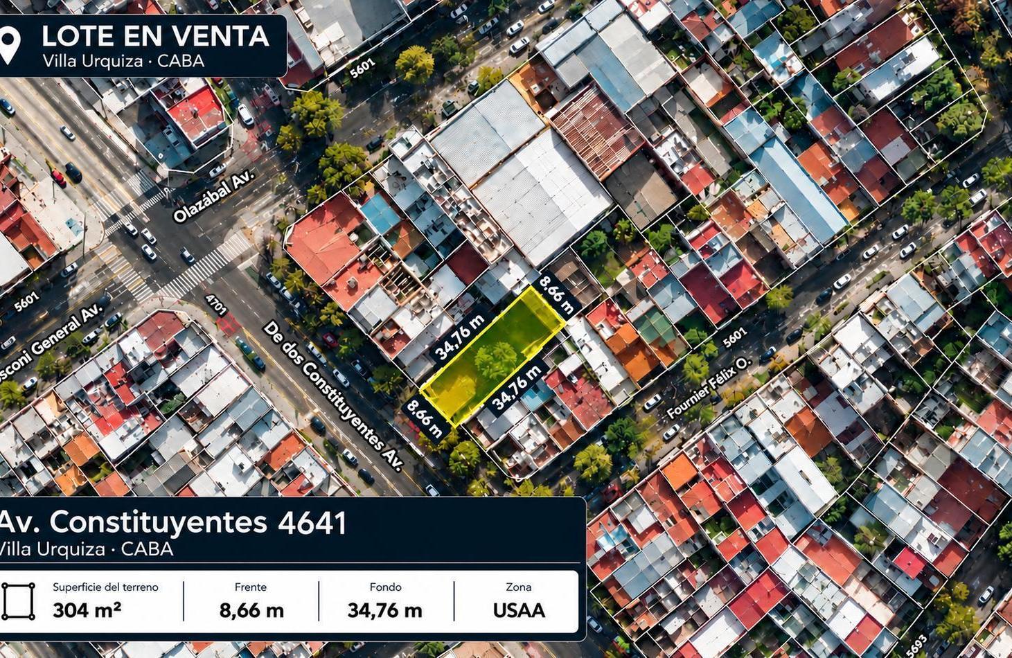Foto de Terreno en Villa Urquiza, imagen 1