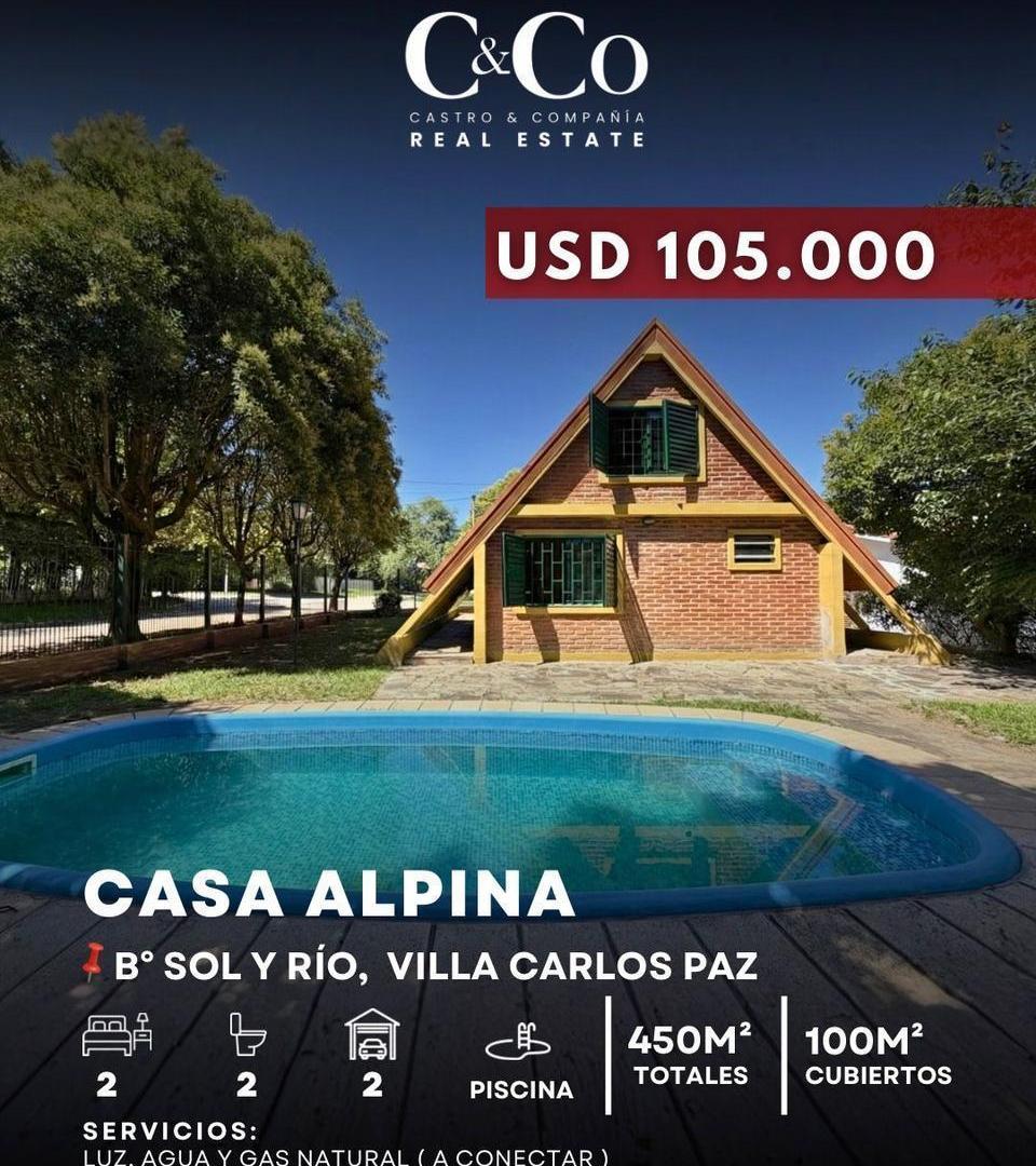 Bungalow 2 Dormitorios Piscina Excelente Ubicación A 50Mts Del Río En Sol Y Rio - Villa Carlos Paz