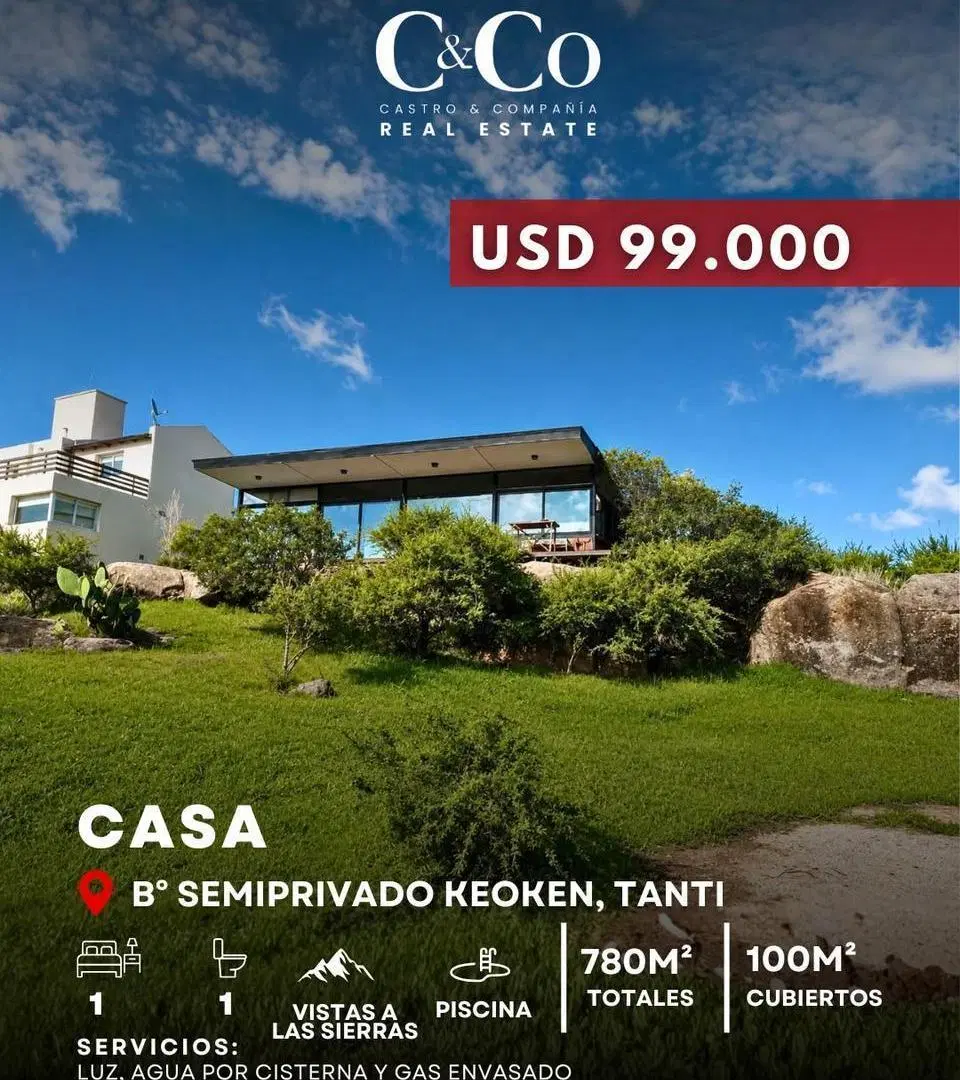 Venta Casa De Diseño Con Pileta En Barrio Semi Privado Keoken - Tanti 2