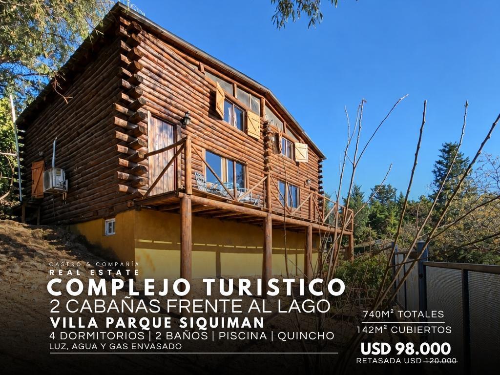 Foto de Venta Complejo de 2 Cabañas con Piscina frente al Lago San Roque en, imagen 1