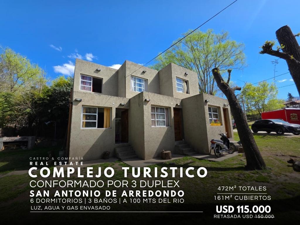 Foto de Venta Complejo De 3 Dúplex En San Antonio De Arredondo A 100Mts Del Rio, imagen 1