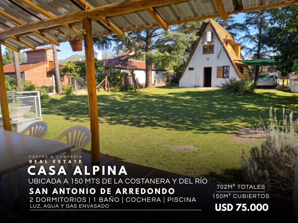 Foto de Venta Casa Alpina Con Pileta A Metros Del Río En San Antonio De, imagen 2