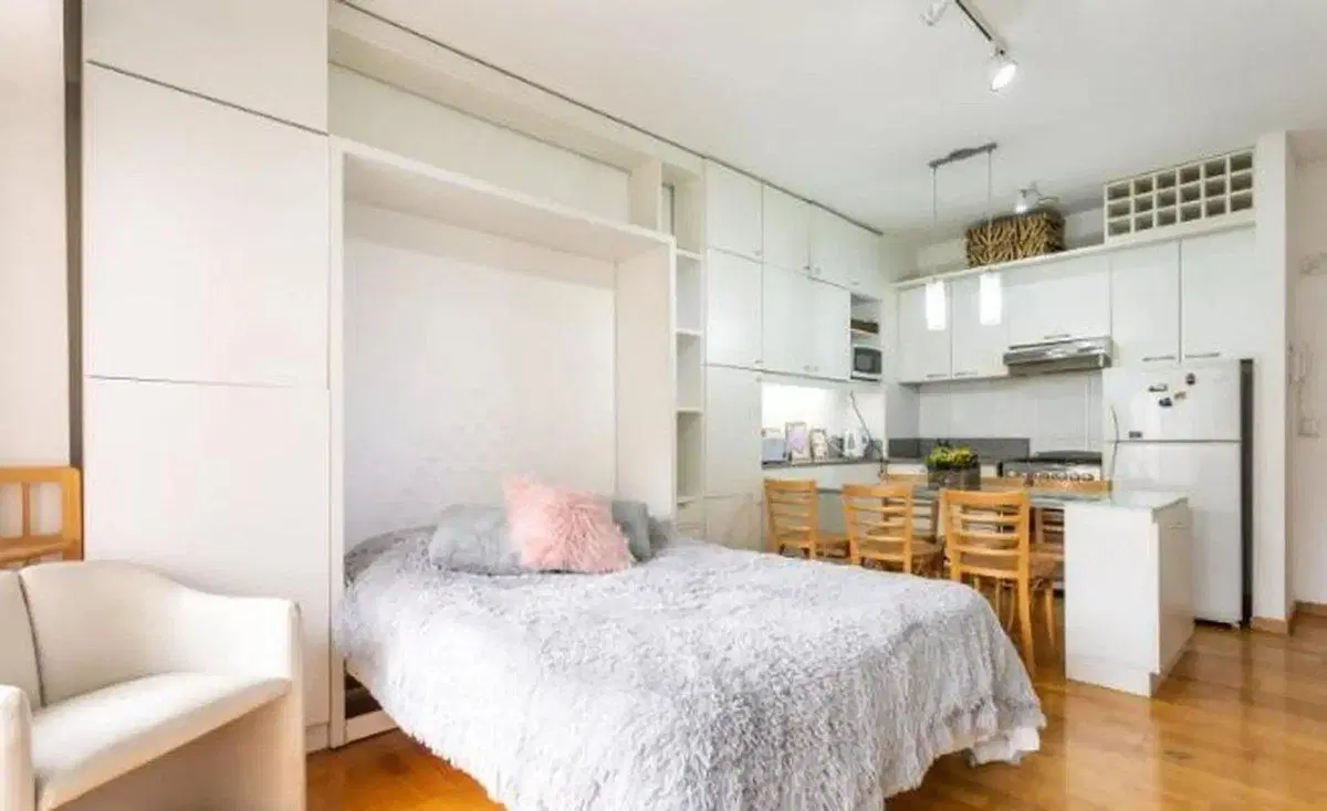 VENTA MONOAMB.AMOBLADO EN PUERTO MADERO C/BALCON 5
