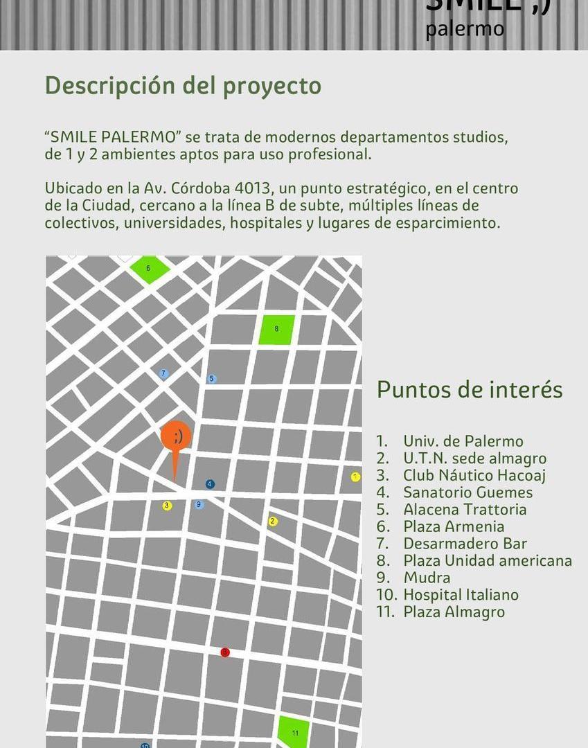 monoambiente en palermo financiado