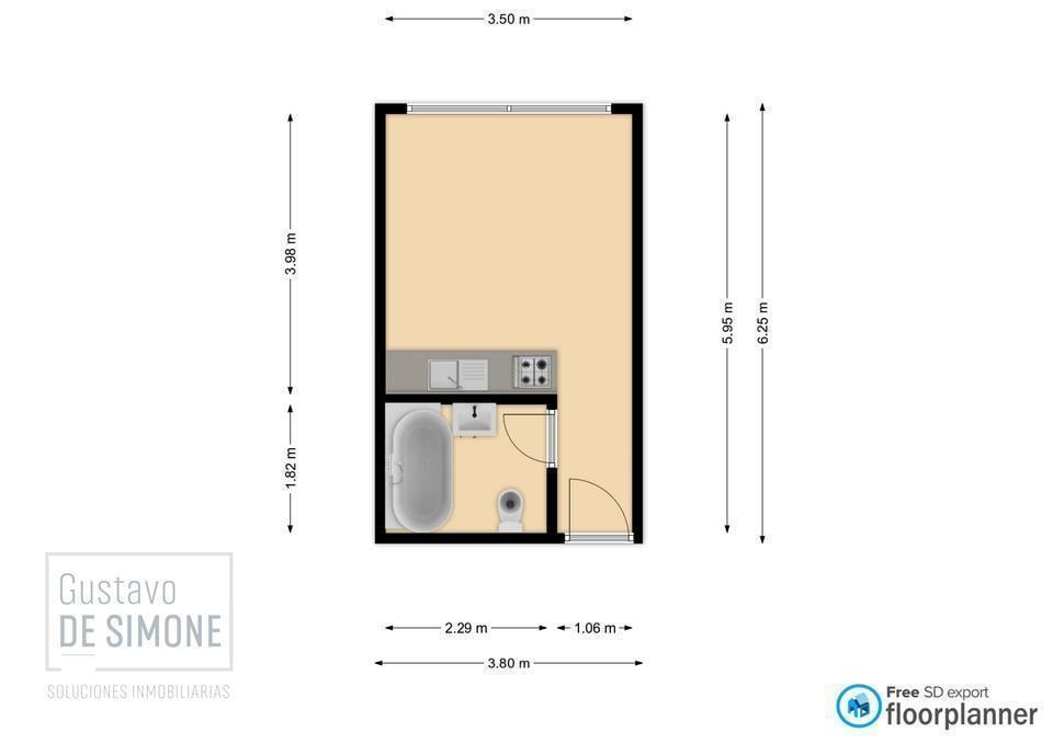 Foto de VENTA MONOAMBIENTE BELGRANO - APTO CREDITO, imagen 1
