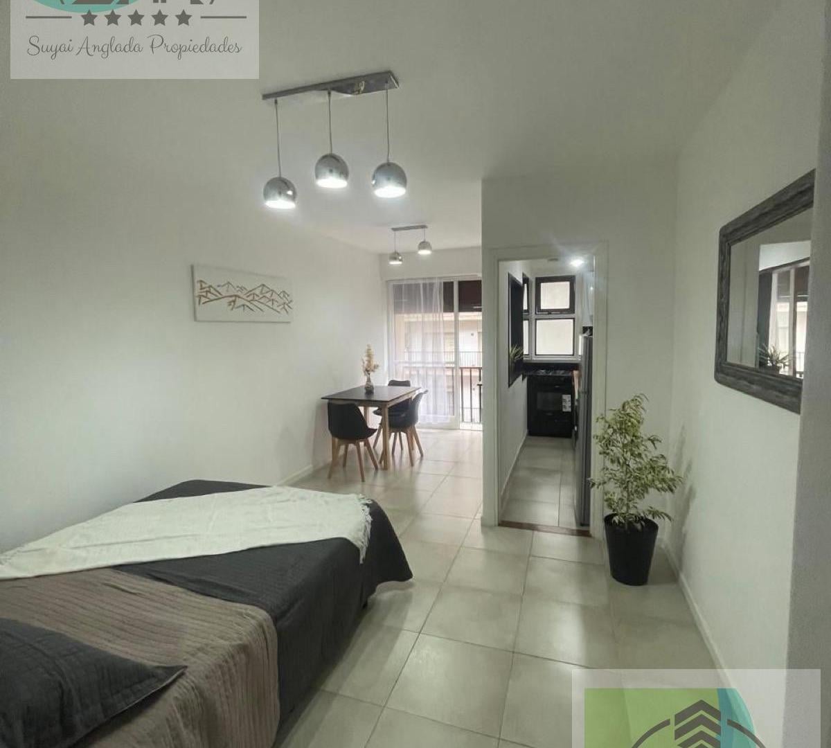DEPARTAMENTO 1 AMBIENTE - RECICLADO - AMOBLADO - FRENTE BALCON