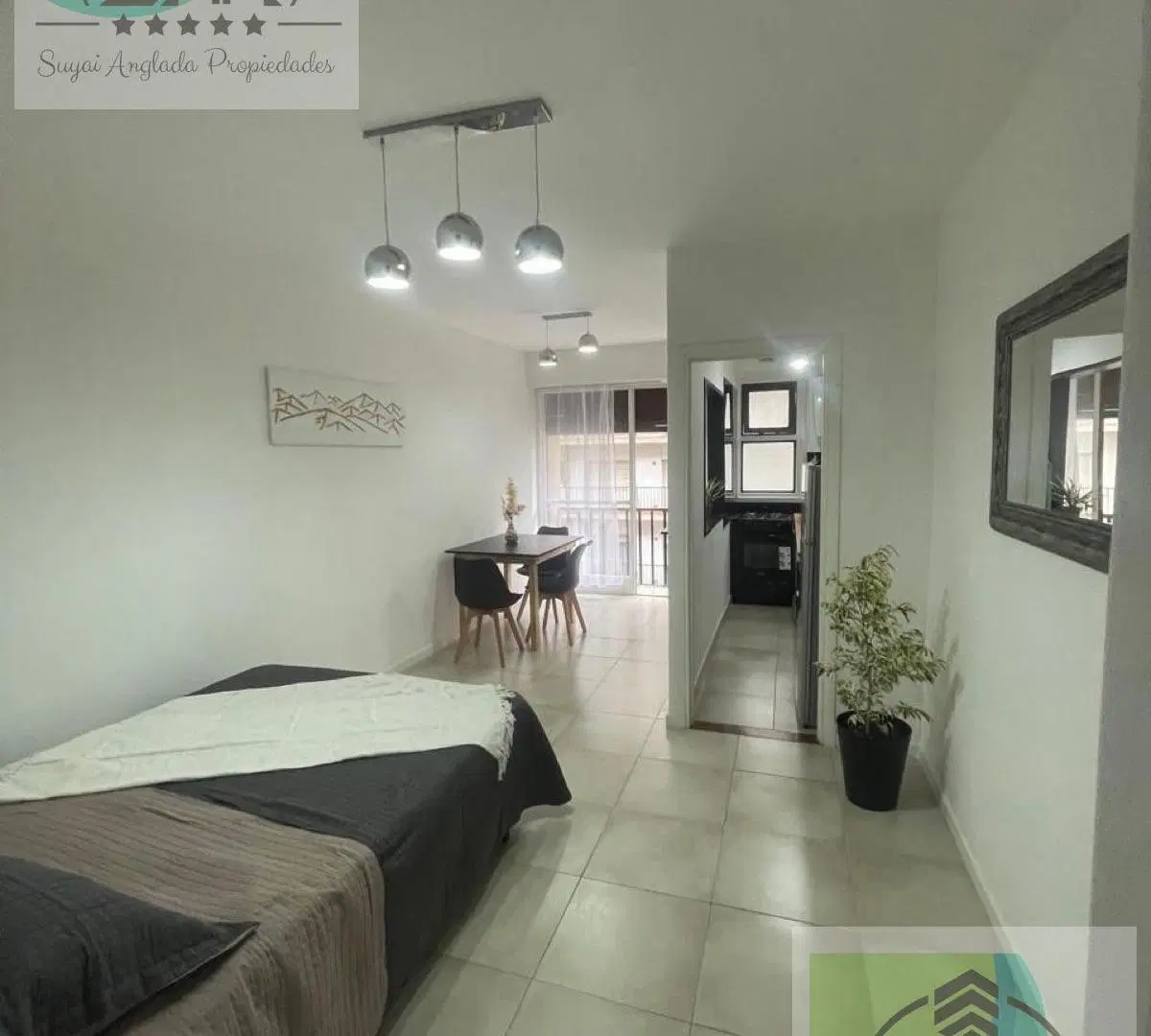 DEPARTAMENTO 1 AMBIENTE - RECICLADO - AMOBLADO - FRENTE BALCON 2