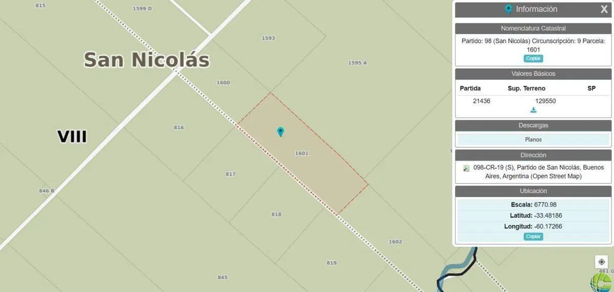 VENTA CAMPO Y ESTANCIA SAN NICOLAS 31,5 HA 2