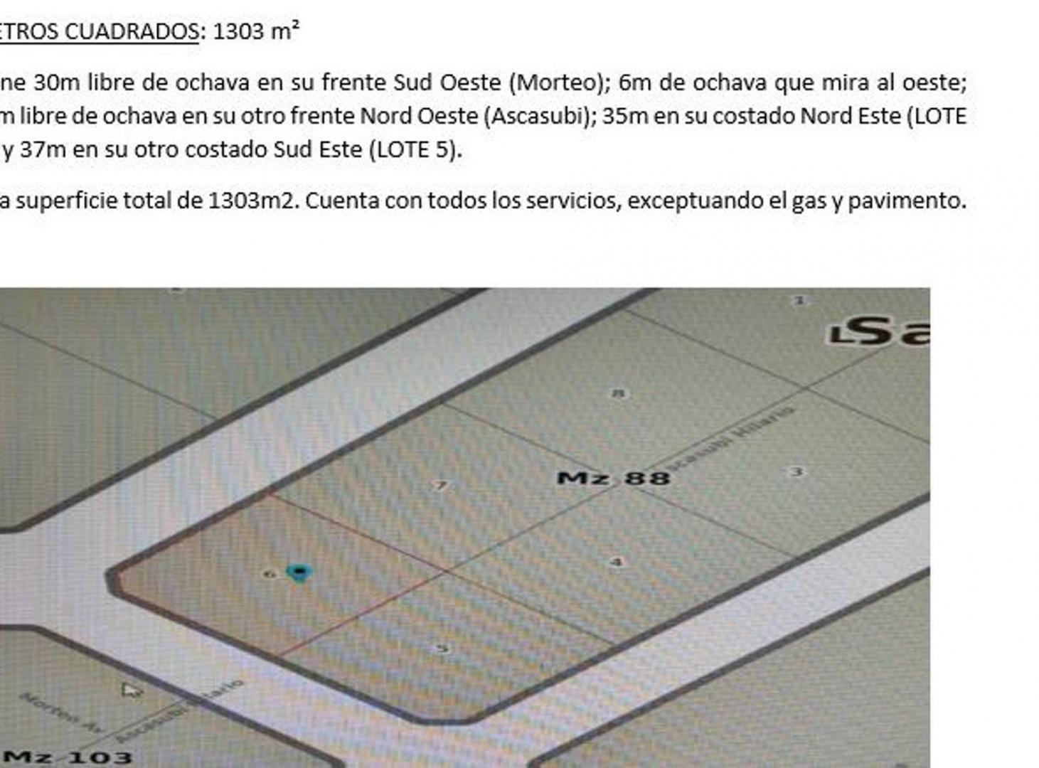 Foto de Venta/Permuta terreno 1303 Morteo y Ascasubi, imagen 1