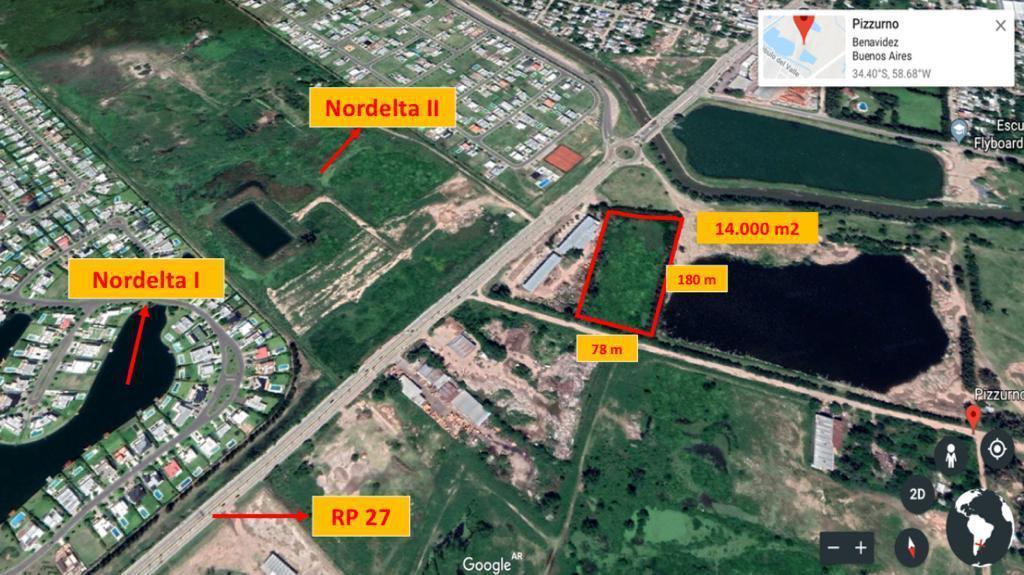 Venta Terreno Benavidez Ruta 27
