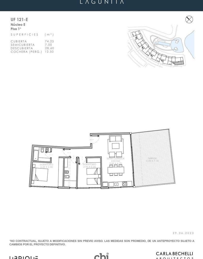 Departamento con terraza venta Lagunita Nordelta