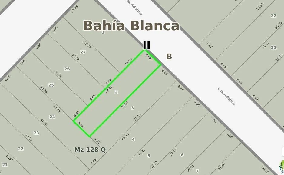 Lote en VENTA-Los adobes entre Belgrano y Las Heras