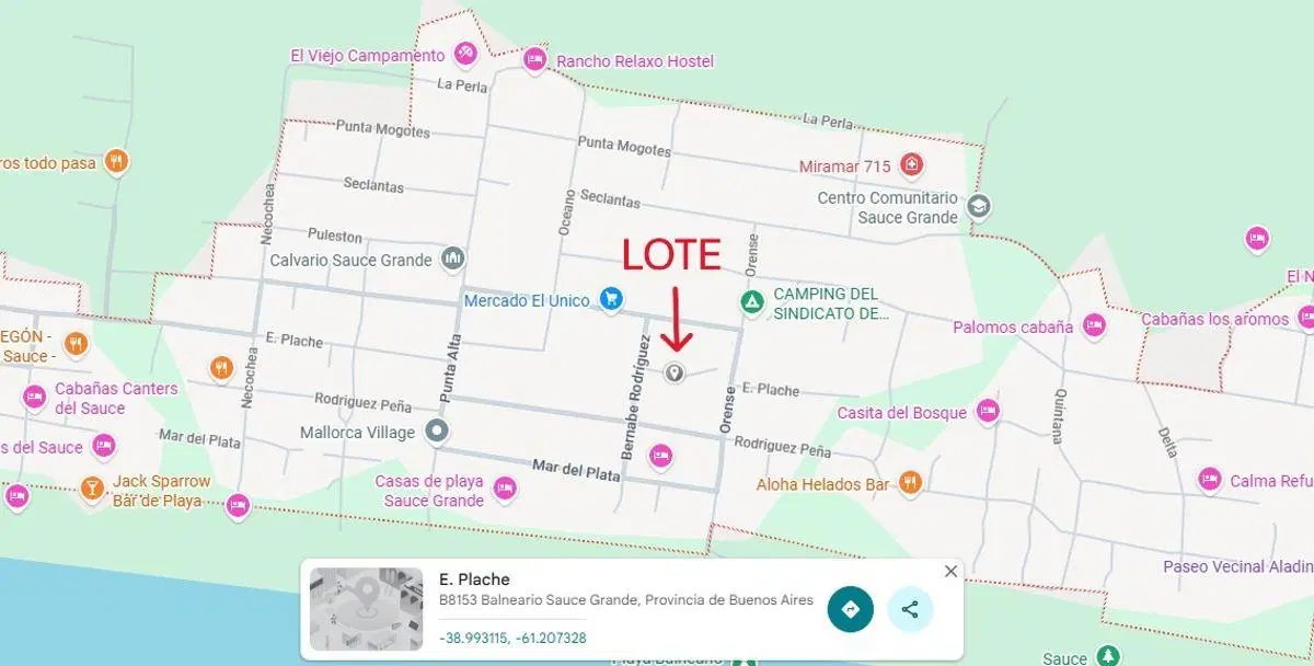 Lote en VENTA-Balneario Sauce Grande 3