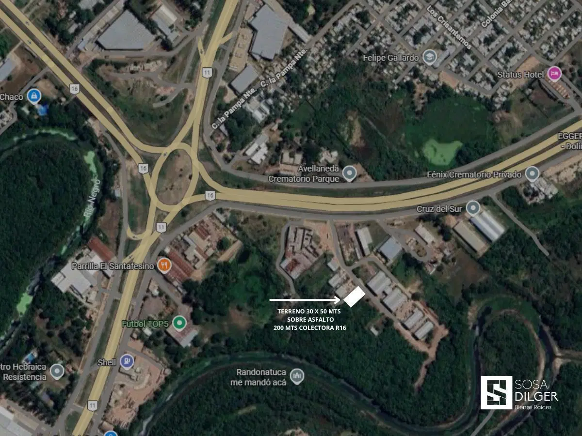 Terreno comercial 1500M2 - Colectora R16 5
