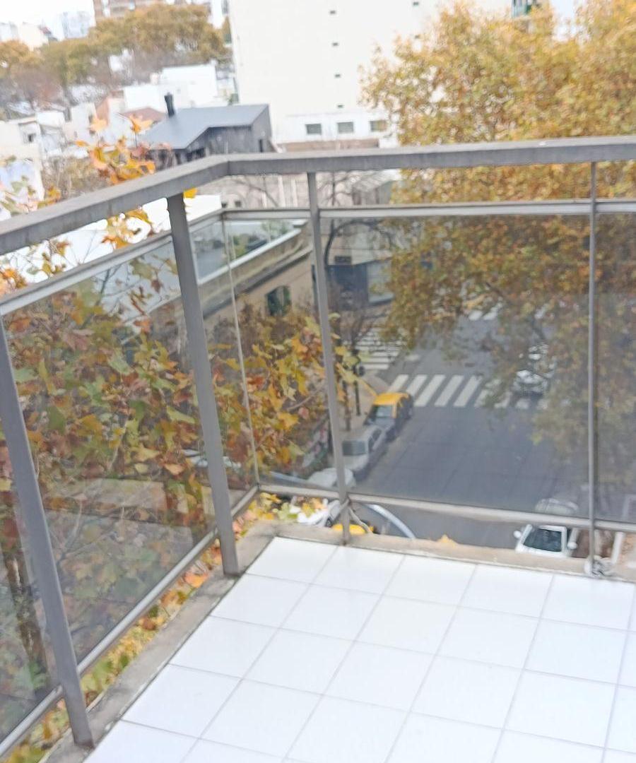 Depto 2 amb, 6º piso, fte bcon vista abierta