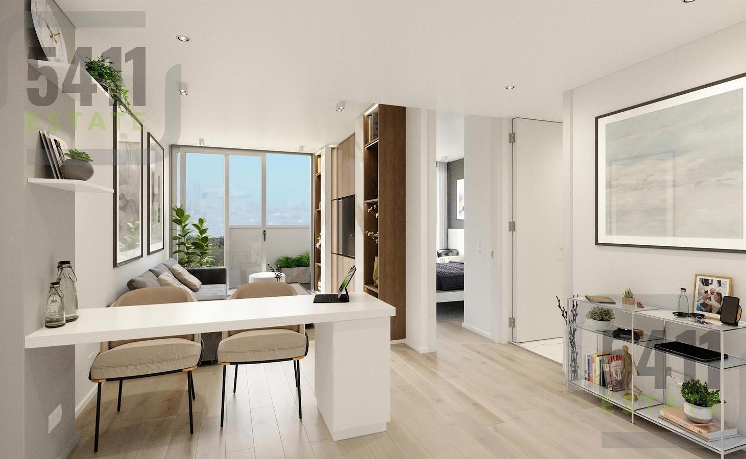 Venta Departamento Monoambiente contrafrente con Balcon en Palermo