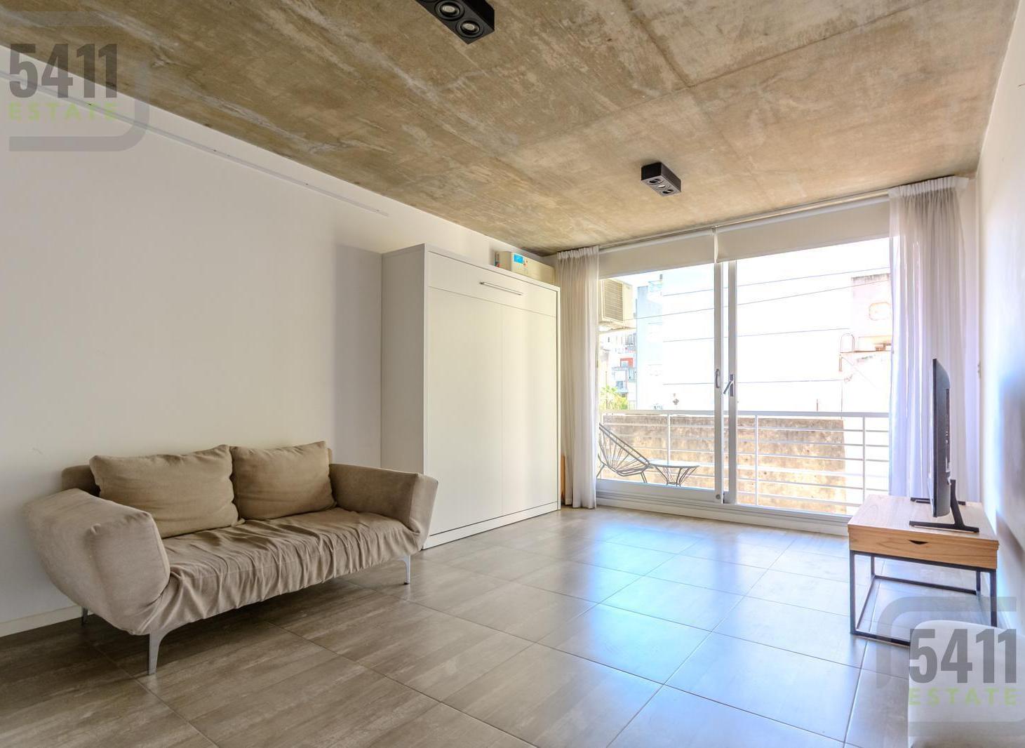 Venta Monoambiente 4to piso cfrente Balcon vista abierta Apto Credito en Palermo Hollywood