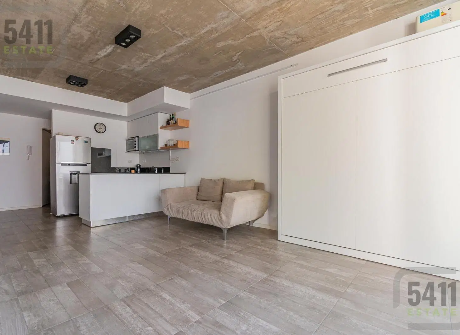 Venta Monoambiente 4to piso cfrente Balcon vista abierta Apto Credito en Palermo Hollywood 3