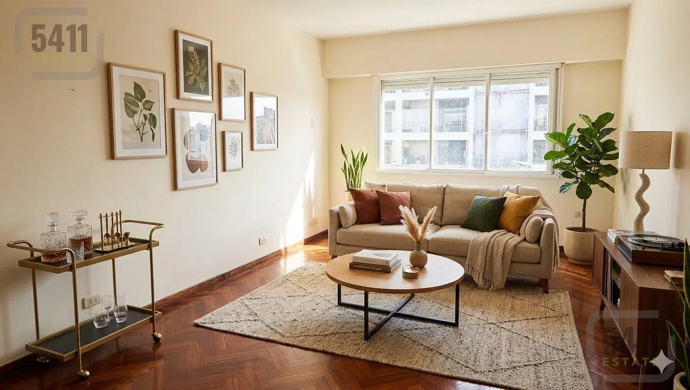 Venta Departamento 3 ambientes contrafrente con dependencia en Almagro 3