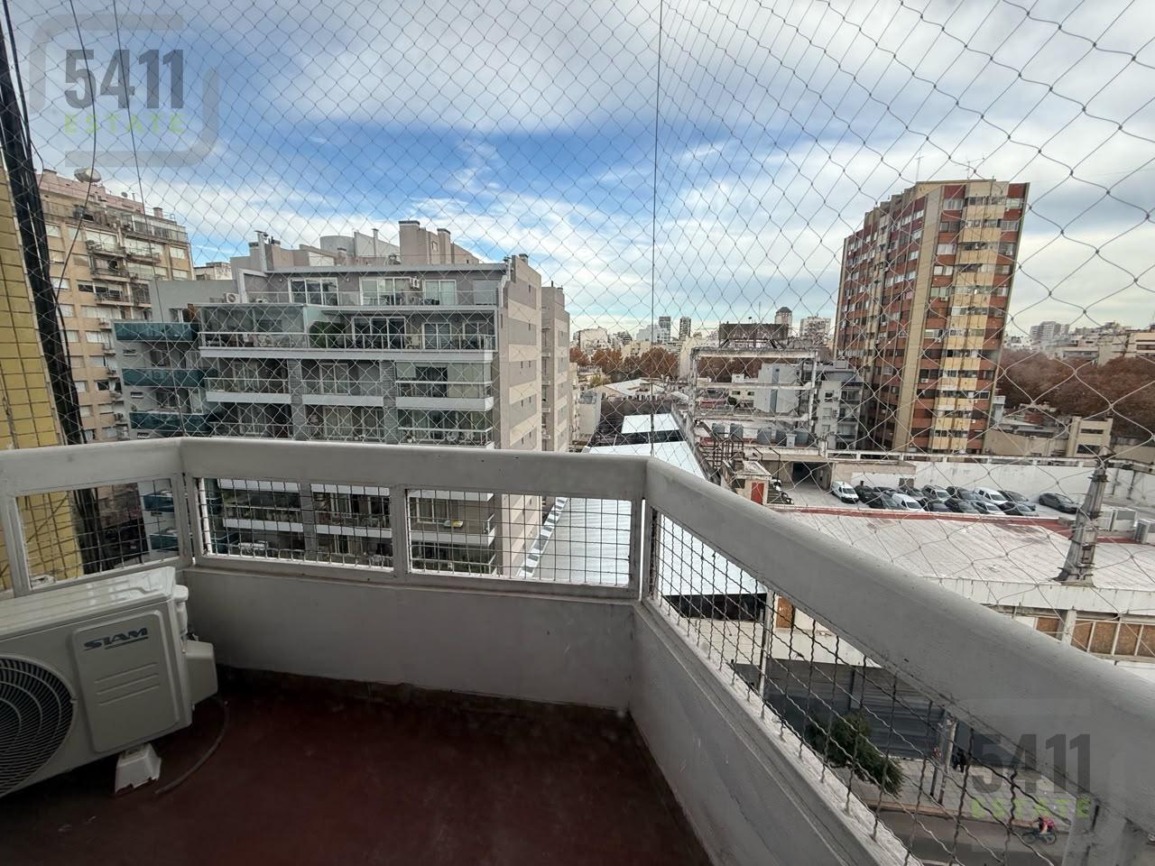 Alquiler Departamento 2 ambientes al frente en Av. Cordoba al 3600 Palermo