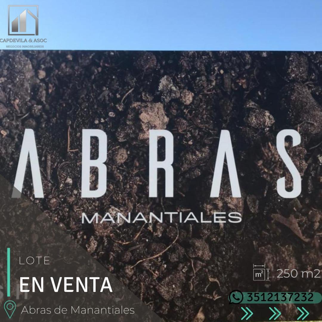 LOTE RESIDENCIAL - ABRAS DE MANANTIALES
