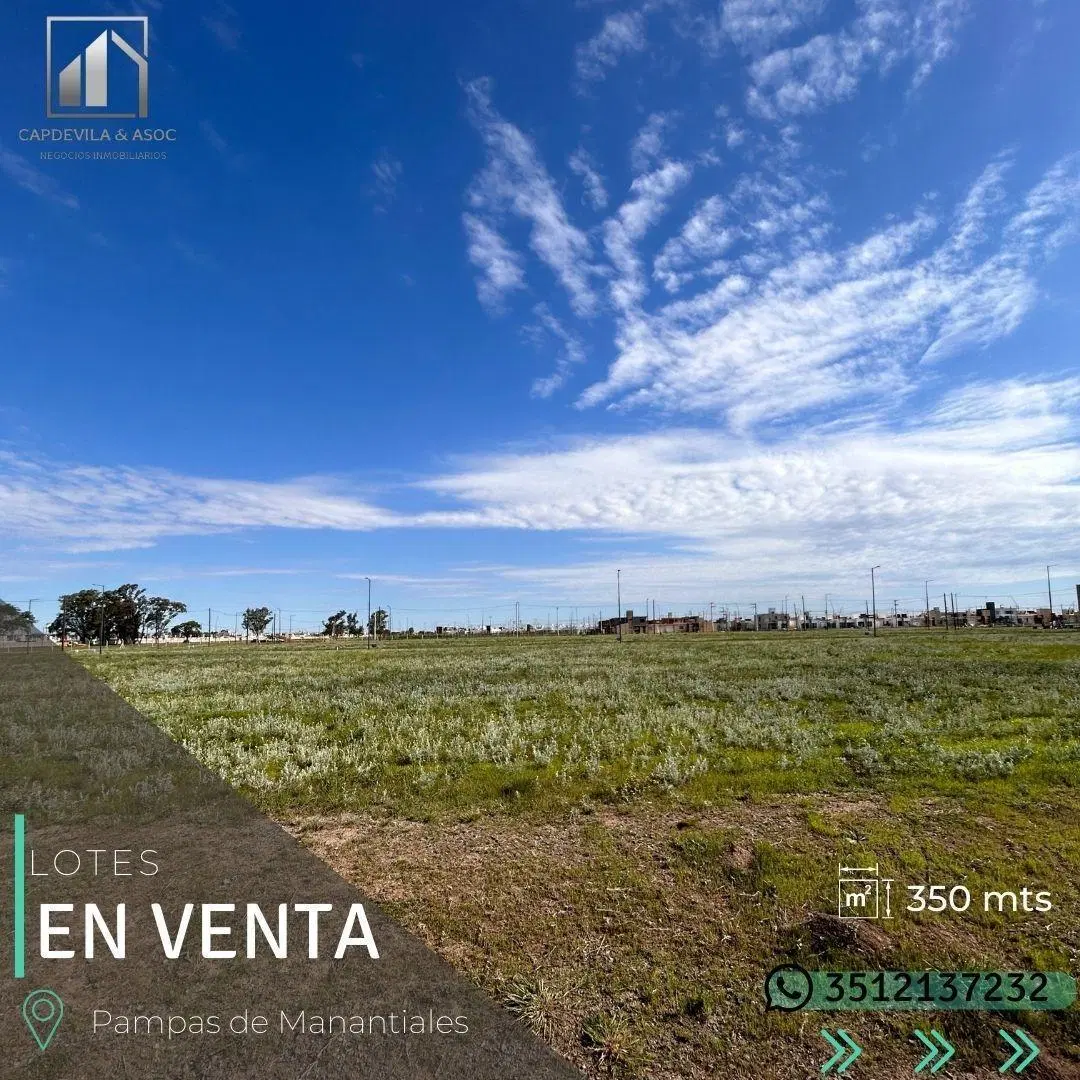 LOTE RESIDENCIAL - PAMPAS DE MANANTIALES 2