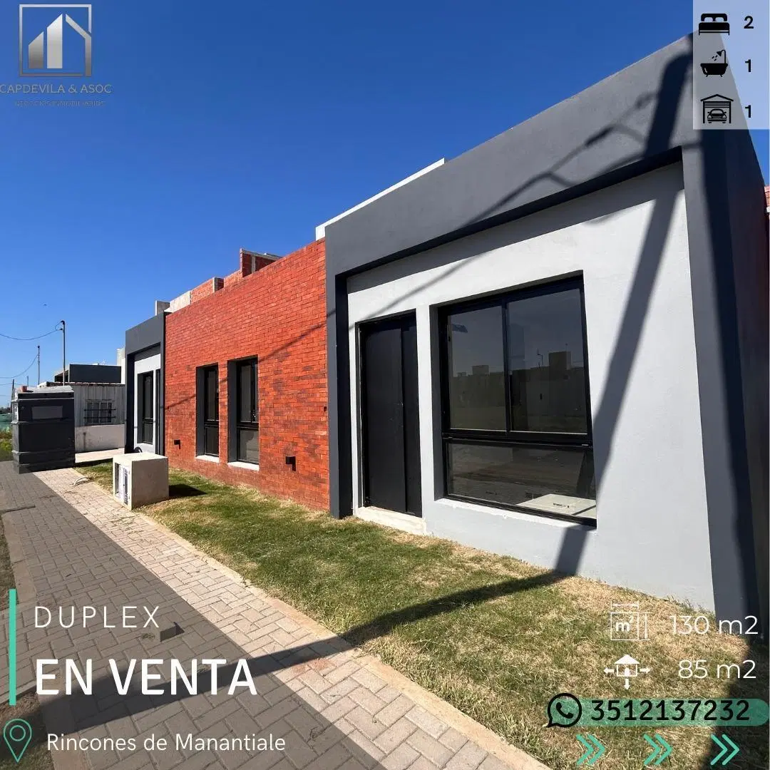 DUPLEX 2 DORMITORIOS - RINCONES DE MANANTIALES 3